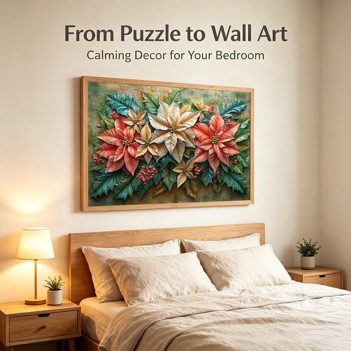 Puzzle 2000 Pezzi, Puzzle Fiore, Legno Pezzi, Regalo Donna Uomo -11441