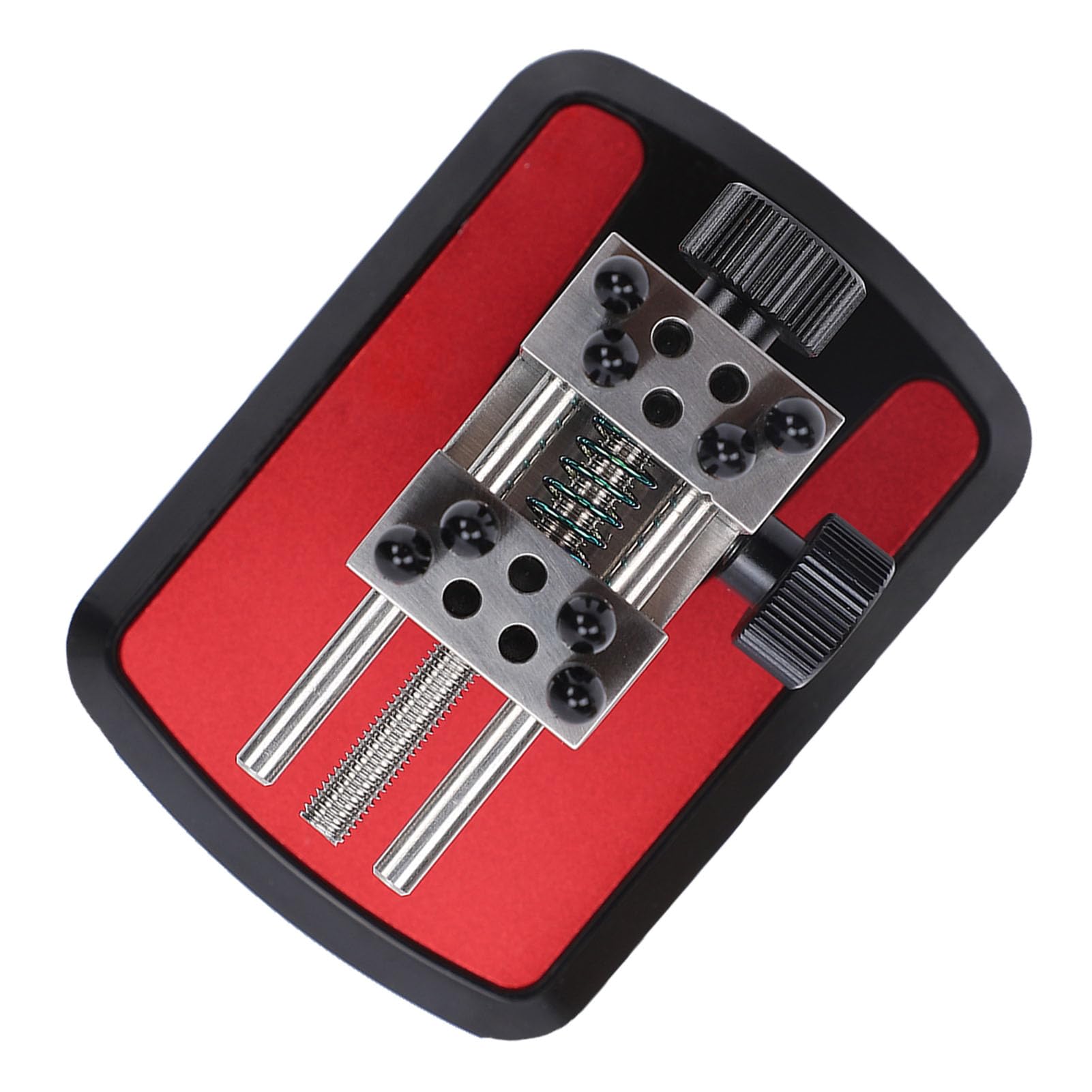 Greensen Morsetto da Tavolo Mini Morsetto, Morsa da Banco Piccola in Acciaio Inossidabile 304 con Base Girevole a 360°, di Tenuta Regolabile a 8 Aste, Ganasce Precise per Modelli di Riparazione di