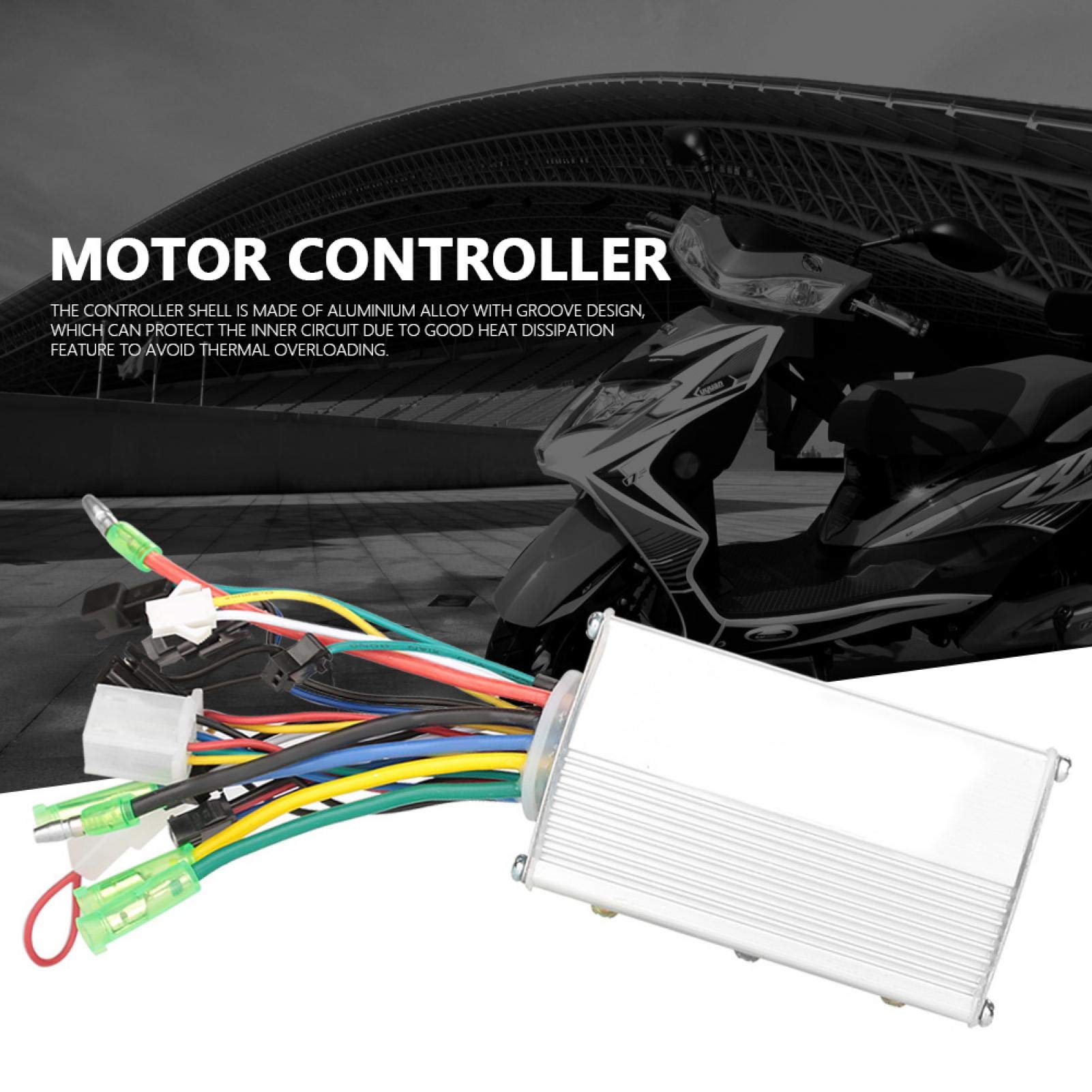 Controller Motore 36V / 48V 250W Scatola Controller Spazzolata Motore per Scooter Elettrico per Bicicletta