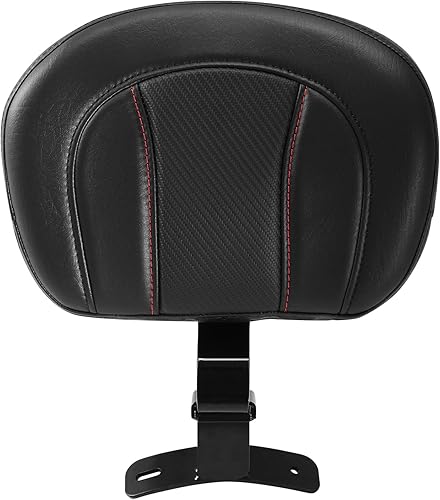 Miniatura 5 de ConductorRider Respaldo Road King Front Driver Rider Backrest Pad Para Harley Touring CVO Street Glide Road Glide Electra Glide 2009 Later