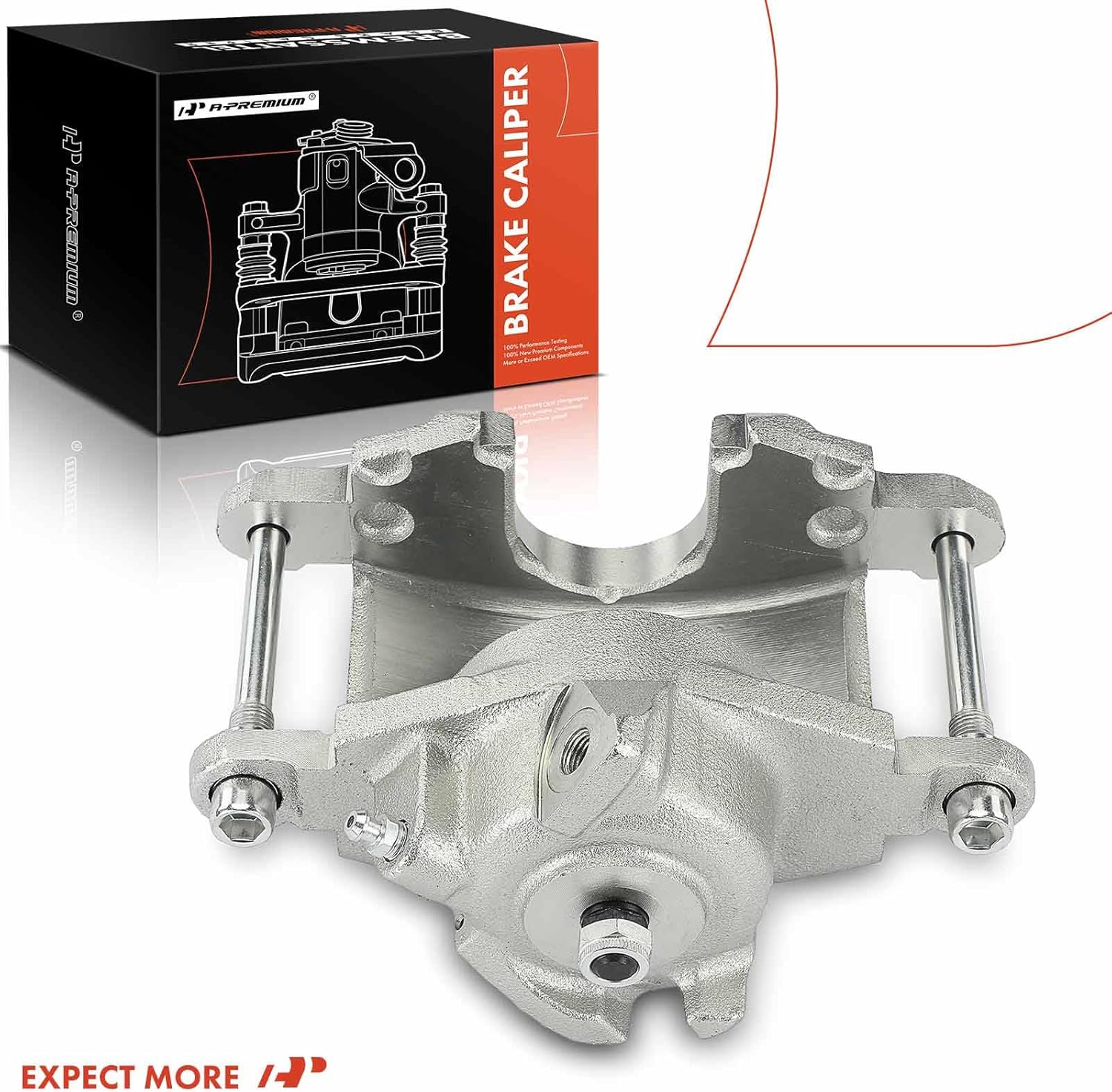 A-Premium Disc Brake Caliper Assembly Without Bracket Compatible with Cadillac Eldorado 1976 1977 1978 7.0L 8.2L - Rear Left Driver Side