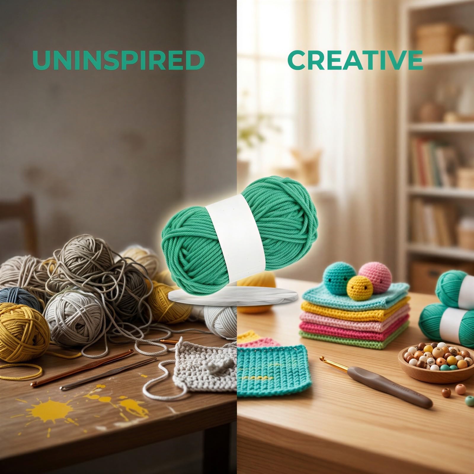 12 Stk. Polyestergarn zum Häkeln, sortierte Farben, 4-fädiges Garn für Crochet, weiche Mini Amigurumi Garnknäuel für kreative Projekte und Hobbyarbeiten, ideal für kleine DIY Ideen