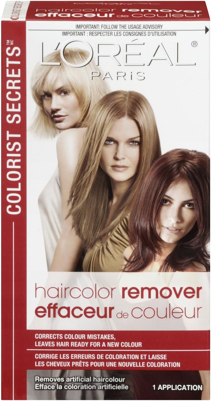 L'OREAL PARIS Colorist Secrets Haircolor Remover Hair Treatment,Brown, 136 Grams