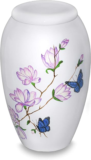 Butterfly Landing Cremation Urn