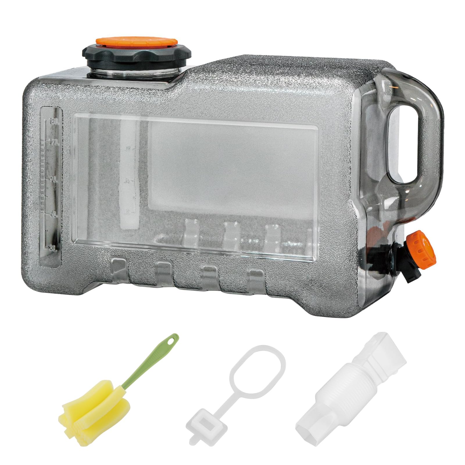18L Camping Water Jug with Spigot No Leakage Water Container Convenient Handle Water Dispenser for Camping Vehicle Car Outdoor Hiking Picnic