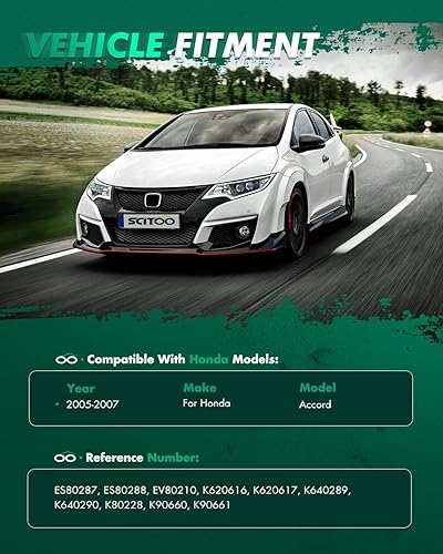 Miniatura 2 de Scitoo 12pcs Kit de suspensión 2 brazo de control superior y junta de bola, 2 brazo de control inferior 4 extremo de la barra de corbata, 2 juntas