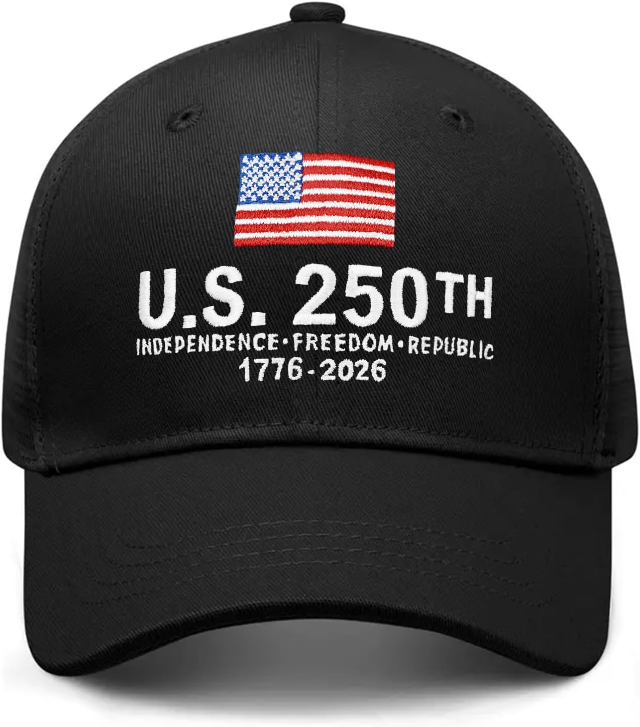 US Army 250th Anniversary Trucker Hat for Men and Women American Embroidered Adjustable Washable Baseball Cap Gifts