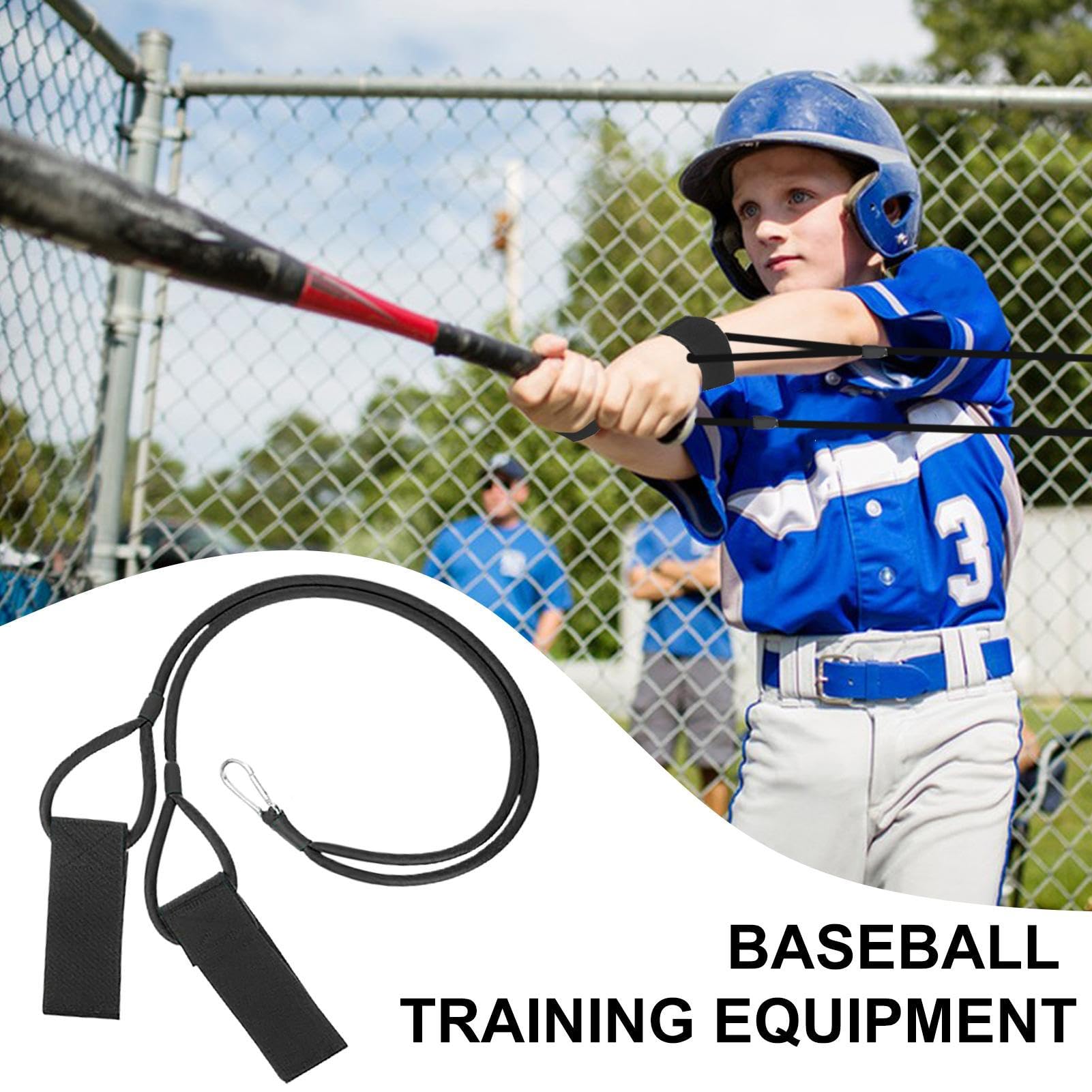 Arms Resistance Bands Baseball Pitching Trainer Functional Straps 41.73 Inch Portable Sports Equipment Pitching Training Band for Hardball Players and Pitchers