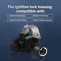 Vista 2 de Reemplazo de la carcasa de bloqueo de encendido para cilindro de bloqueo de encendido 989-019 compatible con Ford Escape 2008-2012 Focus 2009-2011