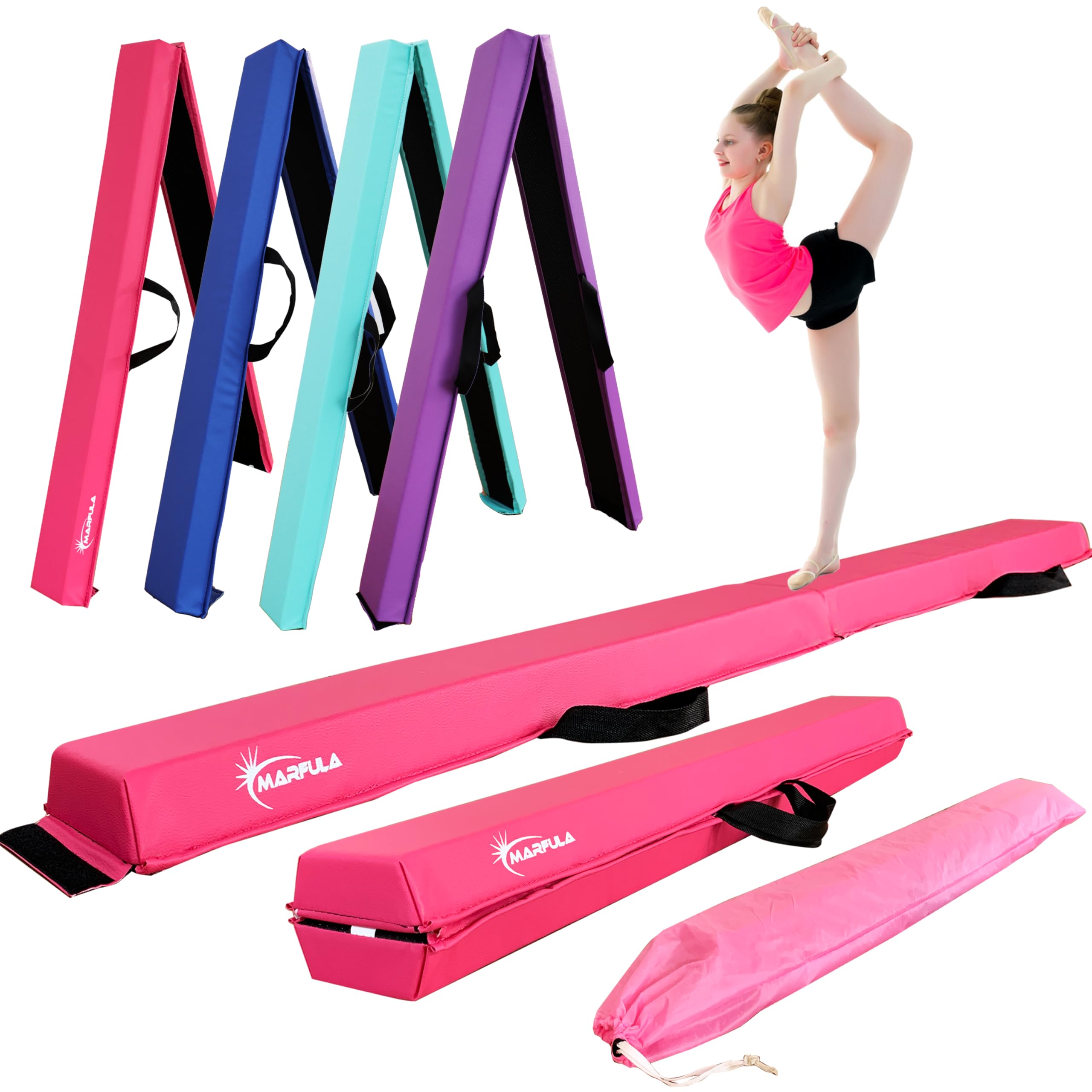 Gym Flooring Fbsport Balance Beam Folding Floor Gymnastics Equipment For Kids Non Slip Base 070084 Gym Flooring For Home Gym