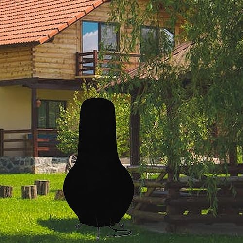 Miniatura 4 de JK-GMTE Funda protectora para calentador de hoguera, fundas impermeables para chimeneas, cubiertas de chimenea de patio al aire libre, tapas de