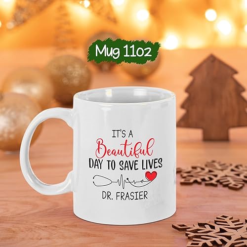 Miniatura 24 de Tazas personalizadas del mejor médico del mundo, tazas de café personalizadas con nombre, tazas de té personalizadas para médico, regalos de Taza