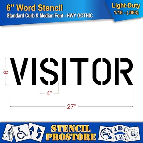 Miniatura 2 de Plantillas para bordillos y medianas, plantilla de visitante de 6 pulgadas, 6 x 28 x 116 pulgadas, ligera
