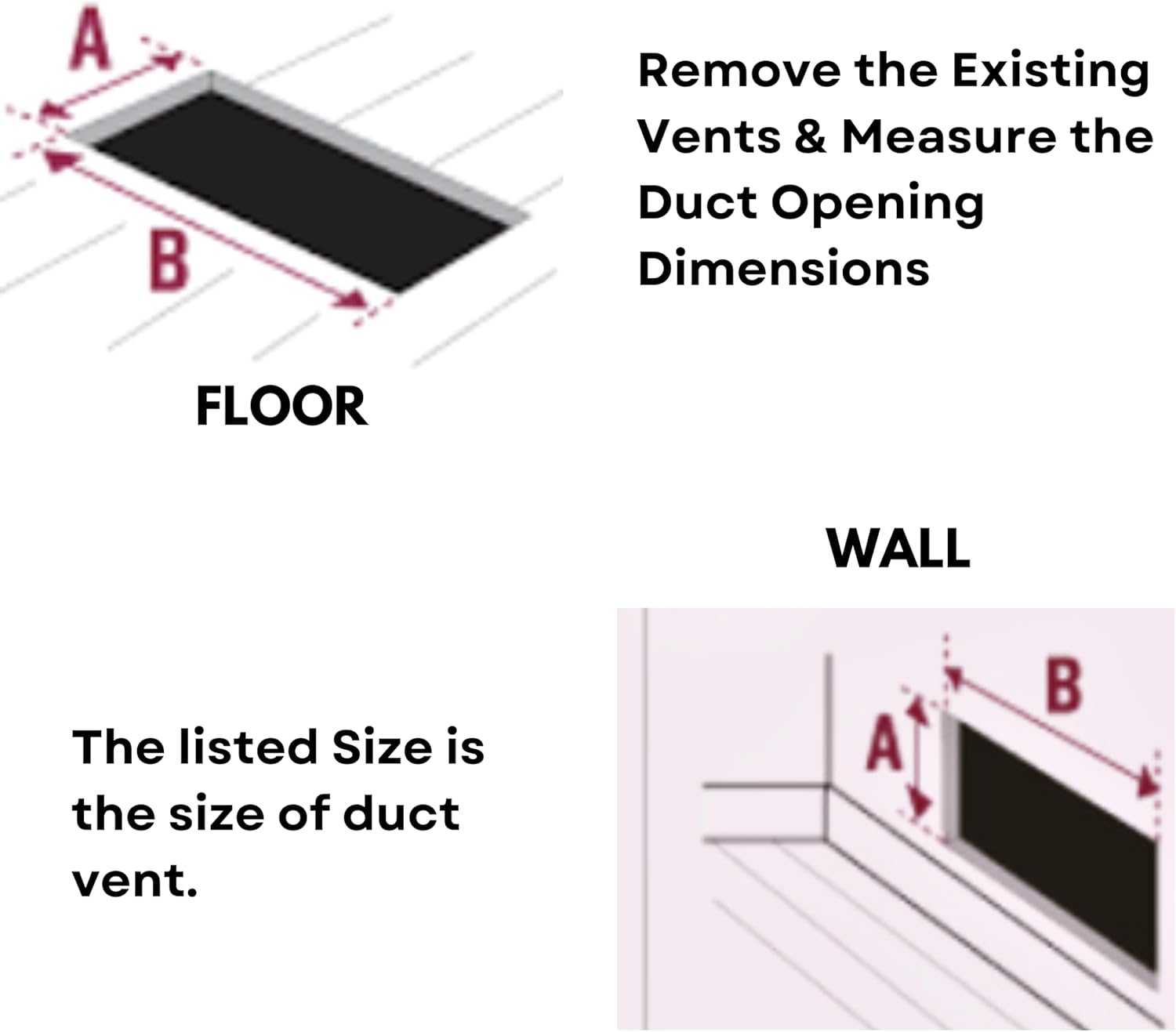 4"x10" Metal Floor Register Vent Cover, Metro Design White Finish, Decorative Steel HVAC Air Vent Grille, Durable Heavy Duty Floor Vent for Home, Easy Install, 5 Pack
