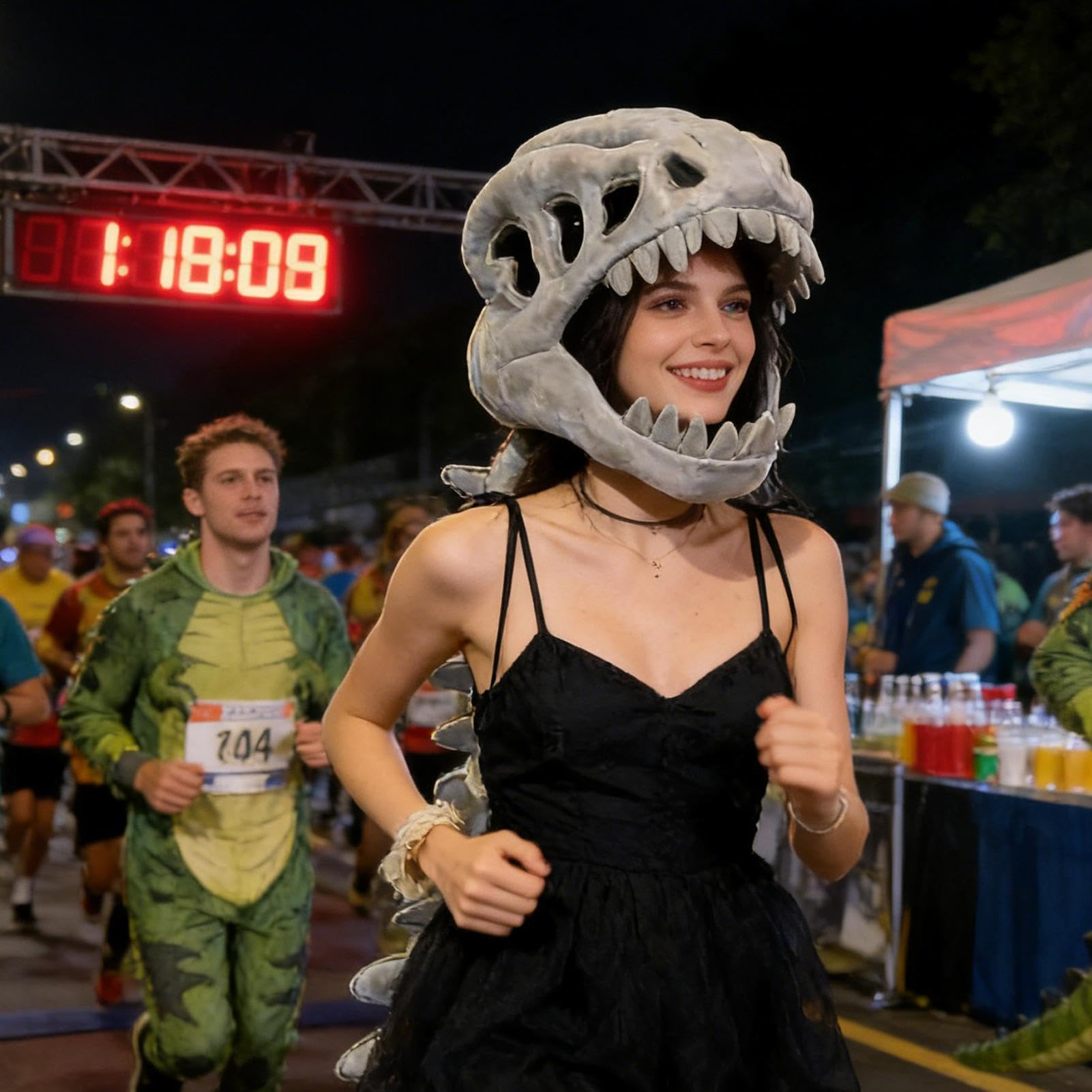 Kostium Szkielet Dinozaura Miękka Zabawka Pluszowa | Strój Na Halloween Dla Szkieletów Dla Dzieci I Dorosłych Na Występ Sceniczny Imprezę Tematyczną Bal Maskowy