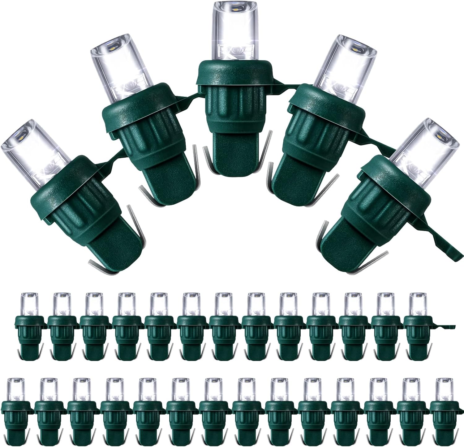 LED 5 mm Christmas String Lights Replacement Bulbs LED Wide