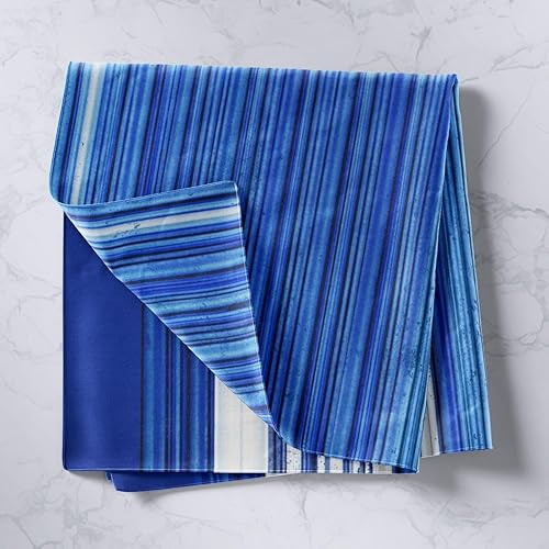 Miniatura 6 de jejeloiu Tapiz geométrico geométrico geométrico para colgar en la pared, diseño de rayas blancas y gris pardo naranja, tamaño mediano, 59 x 59