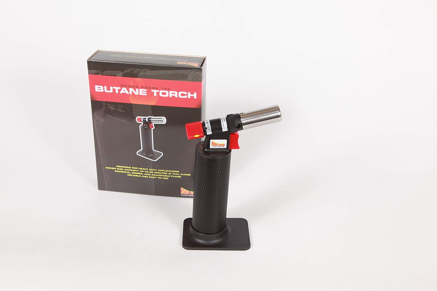Bеѕt Dеаl Power Probe Black Butane Torch (PPBT) [Car Test Tool, Electronic Ignition, Large Fuel Capacity, Adjustable Flame, for Soldering, Heat Shrinking]