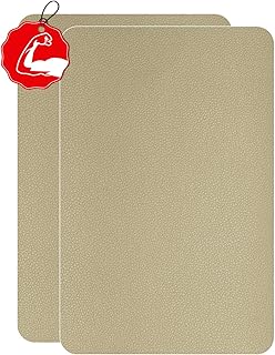 Leather Repair Patch， 8×11 inch Strong Adhesion Adhesive Multiple Colors Leather Repair Kit for Couch, Car Seats. Bonded L...