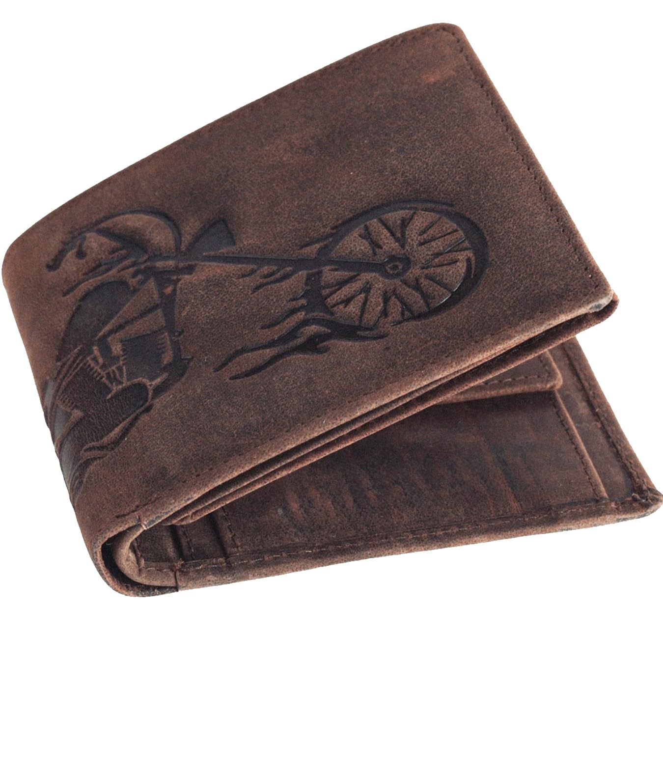 Men Brwon casul RFID Leather Wallet-image-48