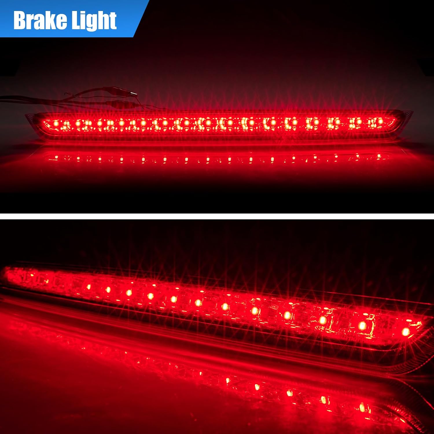 Third Brake Light for 2007-2014 CHEVY SUBURBAN Accessories 1500 2500/ Tahoe, GMC Yukon Xl 1500 2500, High Mount Rear Brake Lights Assembly for 04-07 Buick Rainier Accessories