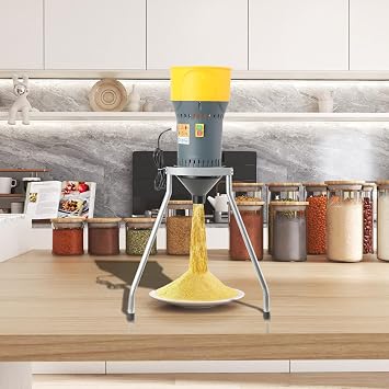 Grain Mill Corn Grinder, 1000W 100V Electric Feed Grinders Mill Dust-Free 25L Dry Cereals Grinder With Detachable Hopper & 5 Sieves For Corn And Wheat Feed Production