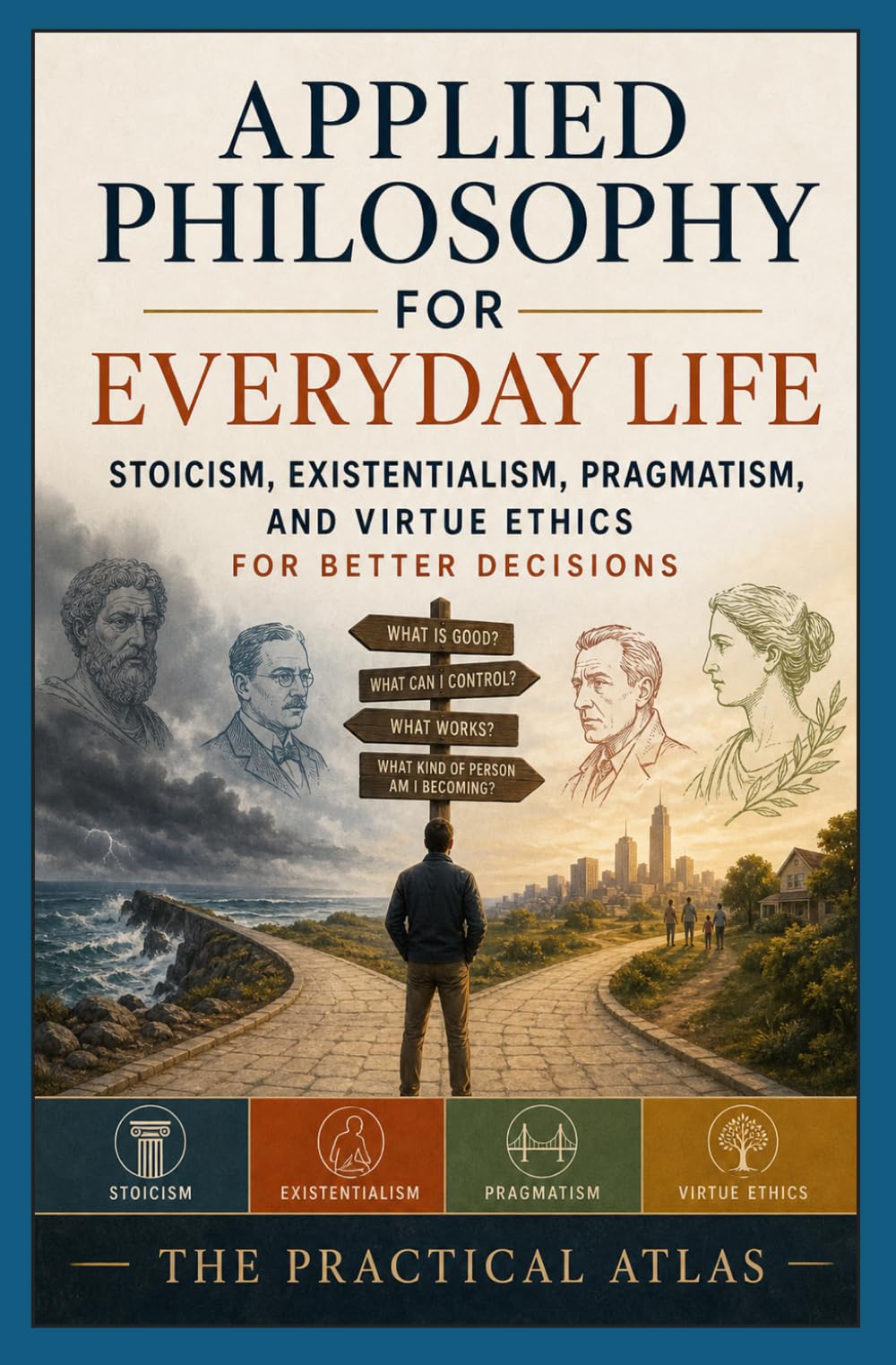 Applied Philosophy for Everyday Life: Stoicism, Existentialism, Pragmatism, and Virtue Ethics for Better Decisions (Half Hour Help: Philosophy Series)
