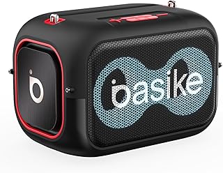 Caixa de som bluetooth basike caixinha de som potente ipx5 6 horas