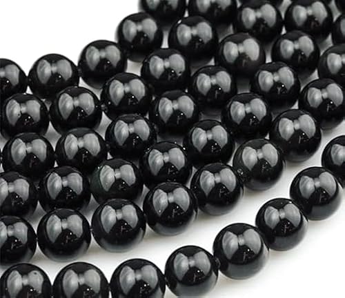 Miniatura 27 de Zenkeeper 108 piezas de cuentas naturales de aguamarina azul para la fabricación de joyas, 8 mm de cuentas de piedras preciosas auténticas