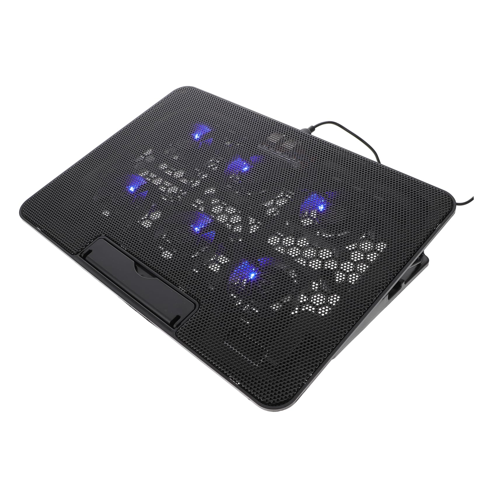 SHINEOFI Support De Refroidissement Réglable pour Ordinateur Portable avec Ventilateurs Refroidisseur Air pour Jeu Support Et Portable pour Voyages Et Déplacements