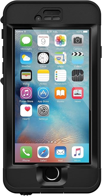 LifeProof NUUD iPhone 6 PLUS ONLY Waterproof Case 5.5" Version - Retail Packaging - BLACK
