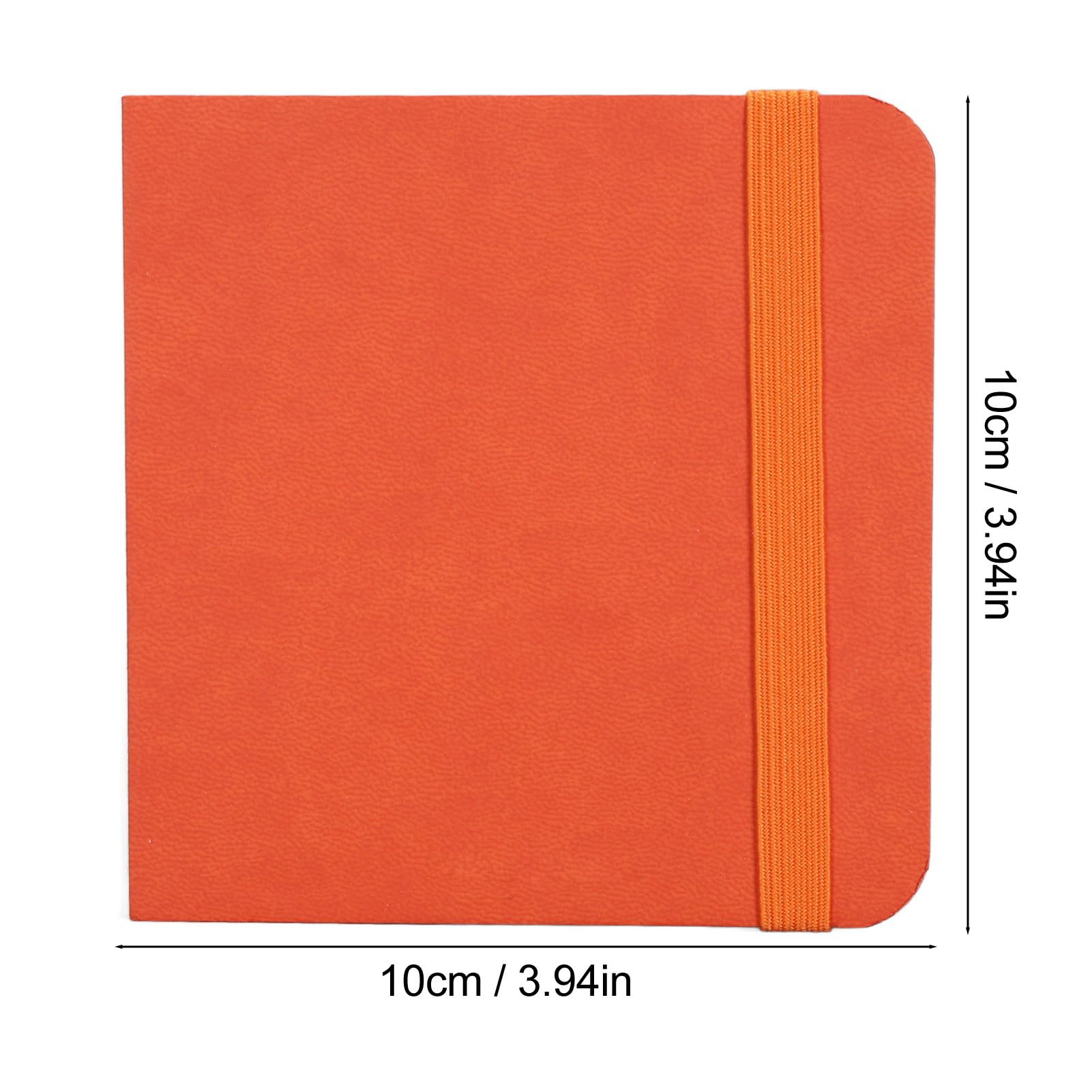 Cocoarm Quaderno per Schizzi Tascabile Ad Acquerello, Carta Spessa da 300 g/m² per Supporti Asciutti e Bagnati, Perfetto per Diari e Disegni Artistici Portatili (ORANGE)