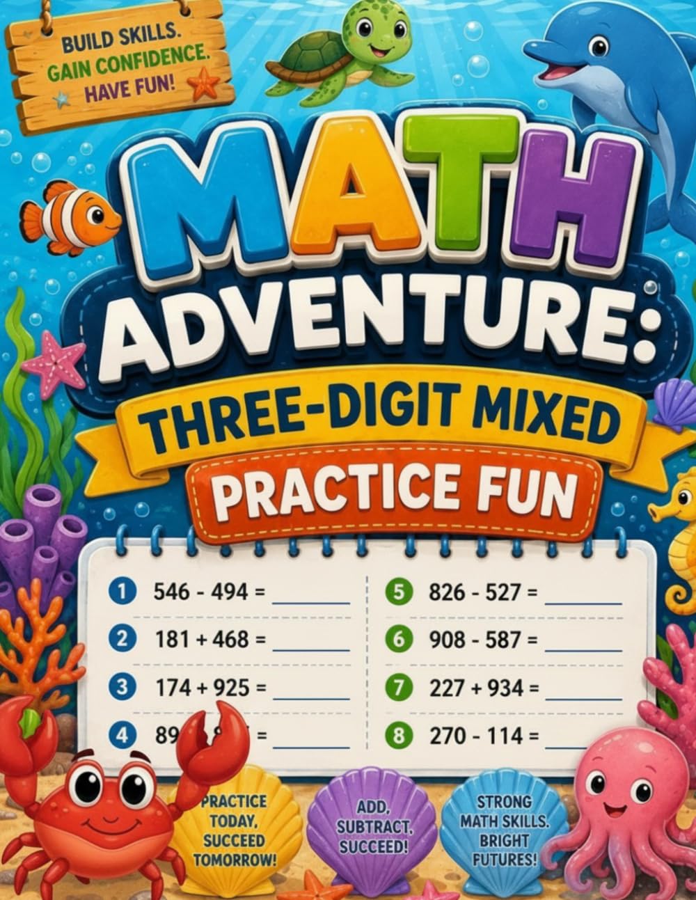 Math Adventure: Three‑Digit Mixed Practice Fun: Engaging Addition & Subtraction Worksheets (MIXED PRACTICE (ADDITION + SUBTRACTION) SERIES DESCRIPTION)