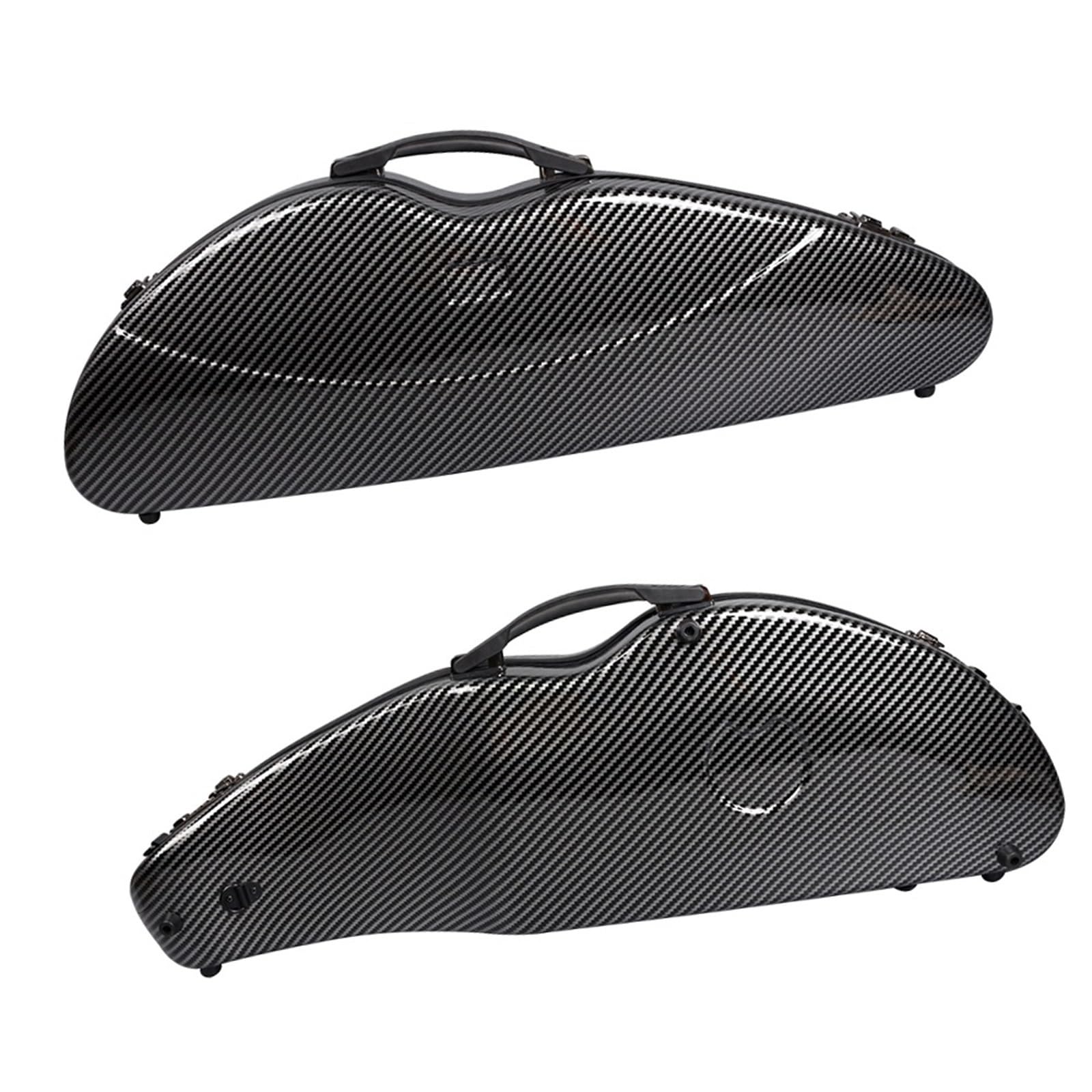 Custodia Per Violino Portatile Leggera In Fibra Di Carbonio, Tracolla A Forma Di D Con Chiusura A Combinazione Ultraleggera Resistente Alla Compressione Custodia professionale per violino