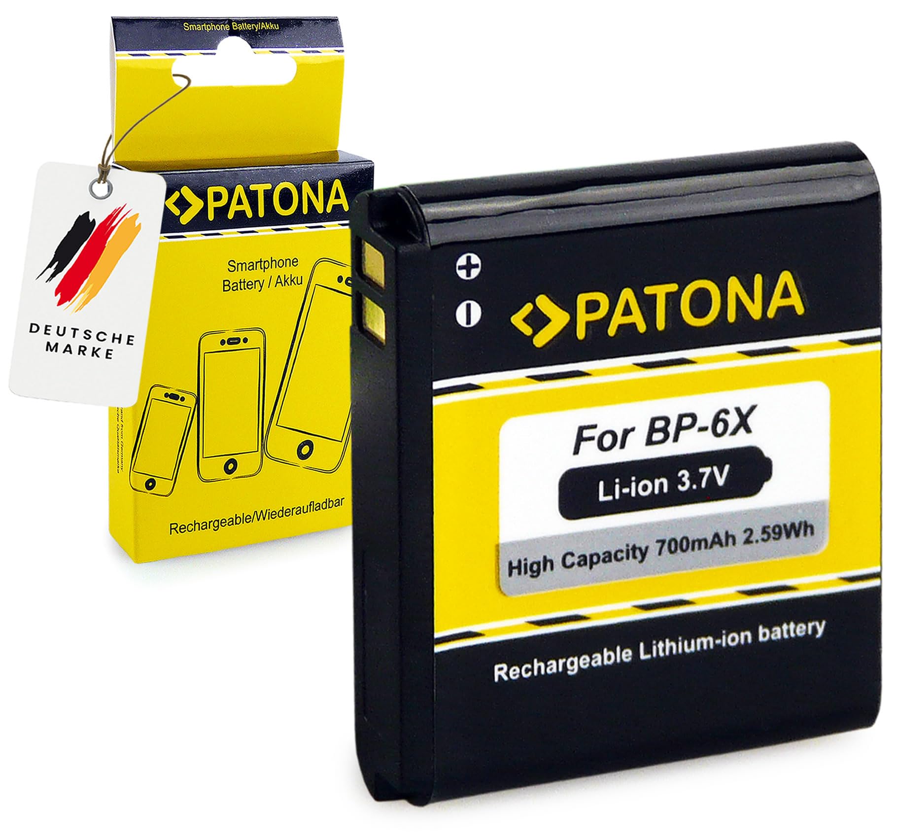 1800mAh BP-6X BL-5X Li-ion Phone Battery For Nokia 8860 8800 Sirocco N73i - Foto 4