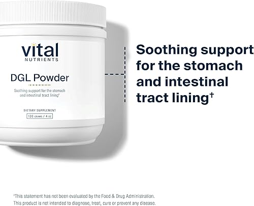 Miniatura 6 de Vital Nutrients - DGL Powder - DGL Suplemento de Raíz de Regaliz - Extracto de Regaliz para Apoyar el Forro Estomacal Saludable y el Tracto