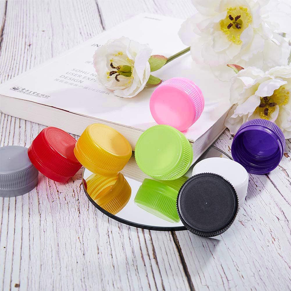 Tappi Di Bottiglia Di Plastica Immagine Stock - Immagine Di Ecologia, Materiale: 52768895