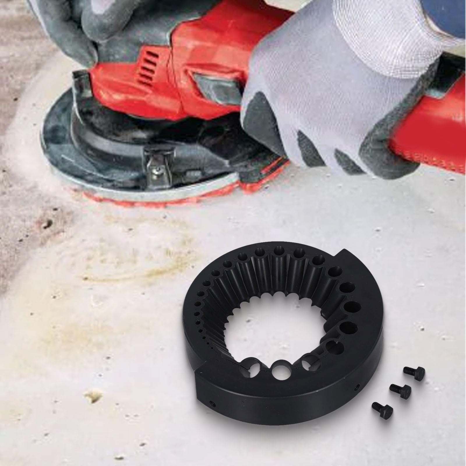 Afilador de brocas para taladros eléctricos, herramienta de molienda multifuncional de 2-13 mm con ajuste de ángulo y hebilla fija, accesorio de amoladora de plástico para brocas HSS y carburo