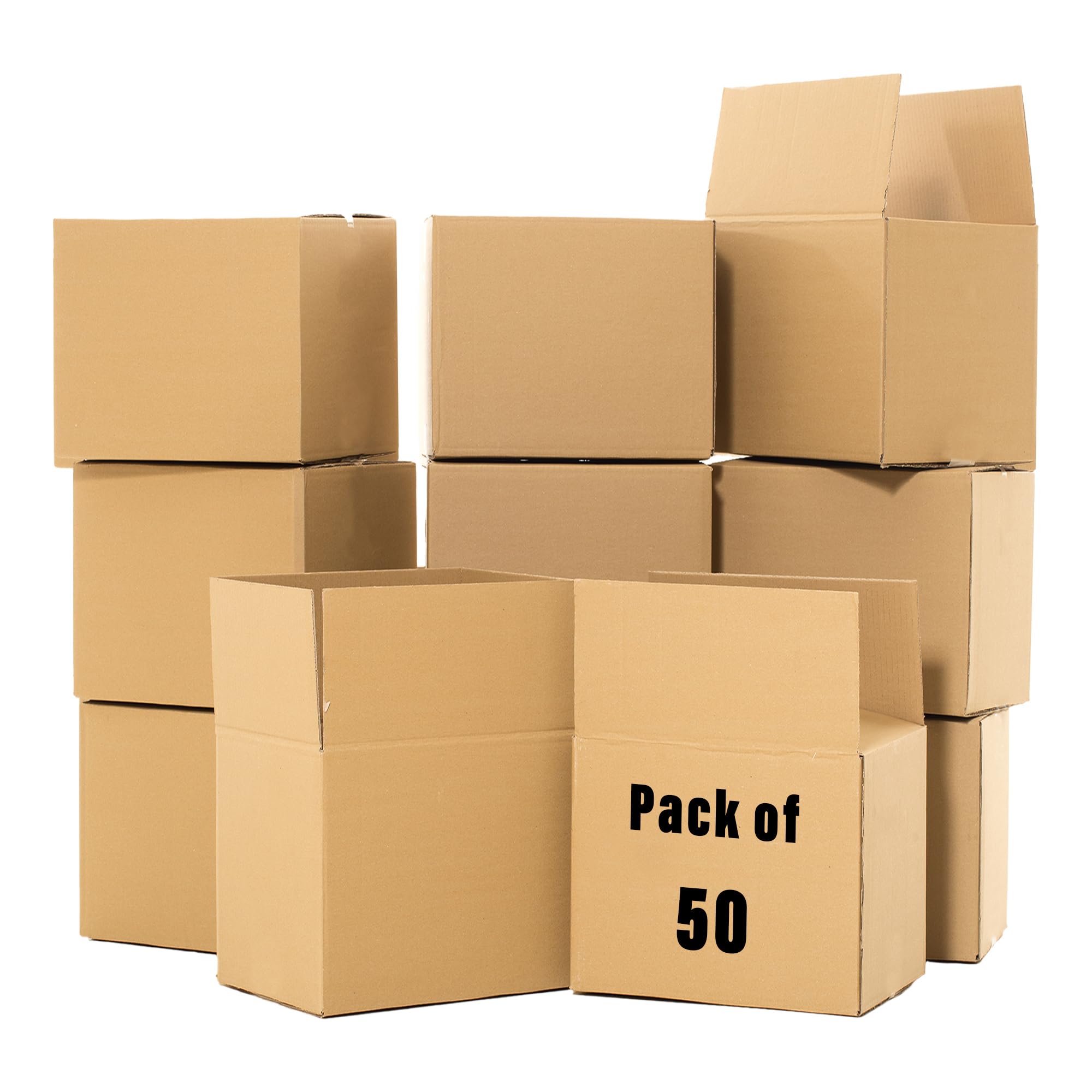 Kuber Industries Corrugated Box | 3 Ply Corrugated Packing Box | Corrugated for Shipping | Corrugated for Courier & Goods Transportation | L 23.5 x W 15.5 x H 17.5 Inch | Pack of 50 | Brown (B0CV3QK8KJ) Amazon Price History, Amazon Price Tracker