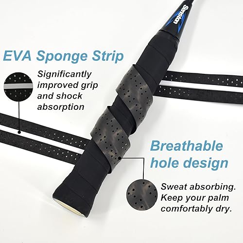 Miniatura 9 de Senston Raqueta de tenis profesional de 27 pulgadas y overgrip