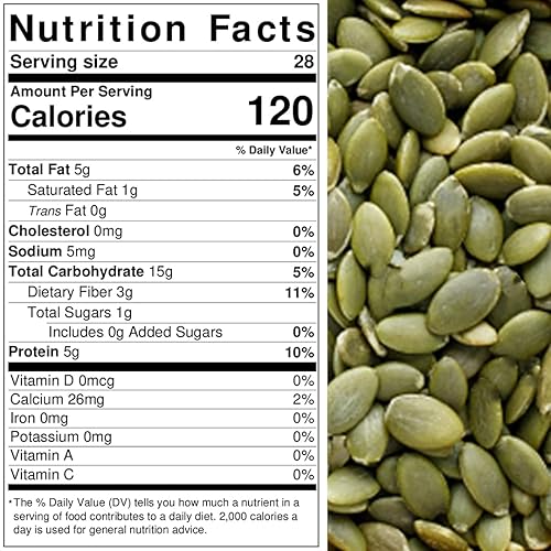 Vista 24 de Presto Sales LLC - Semillas de calabaza, estilo casero asado en cáscara, salado, gran aperitivo, sin aceite, aperitivo saludable, crujiente