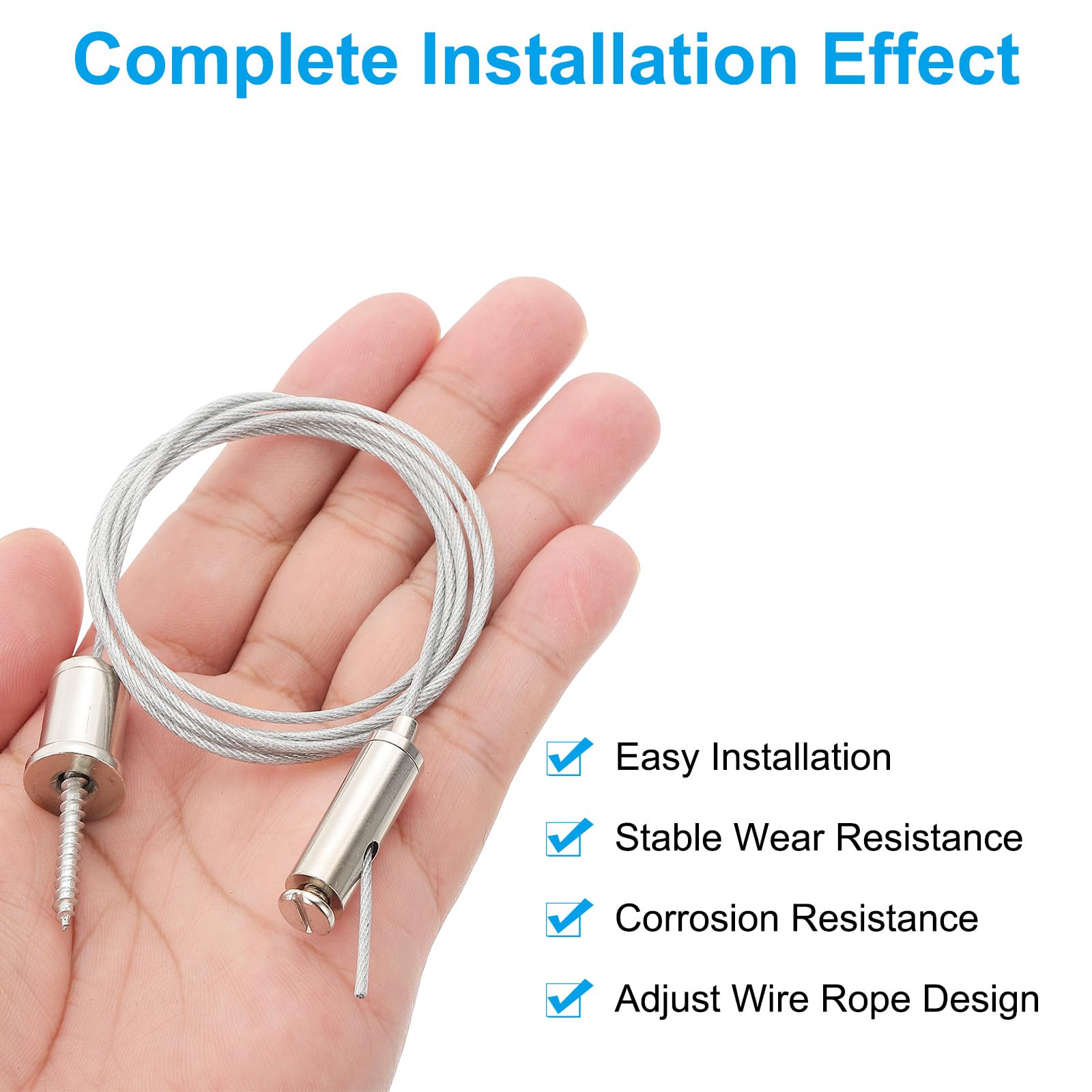 PATIKIL Ceiling Hanging Wire Cable Kit - Image 3
