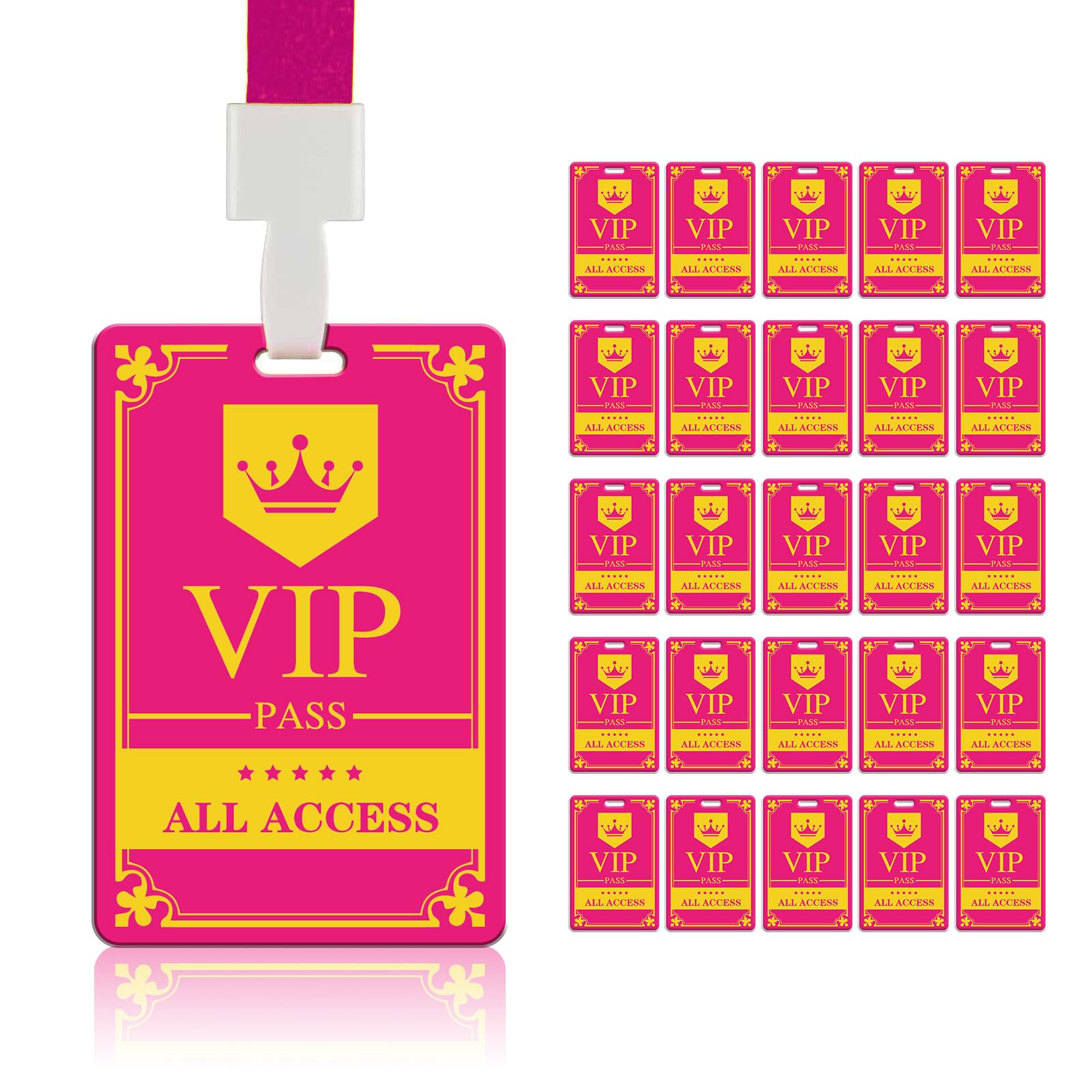 Amazon.com : Backstage Pass & VIP Lanyards (25 pcs