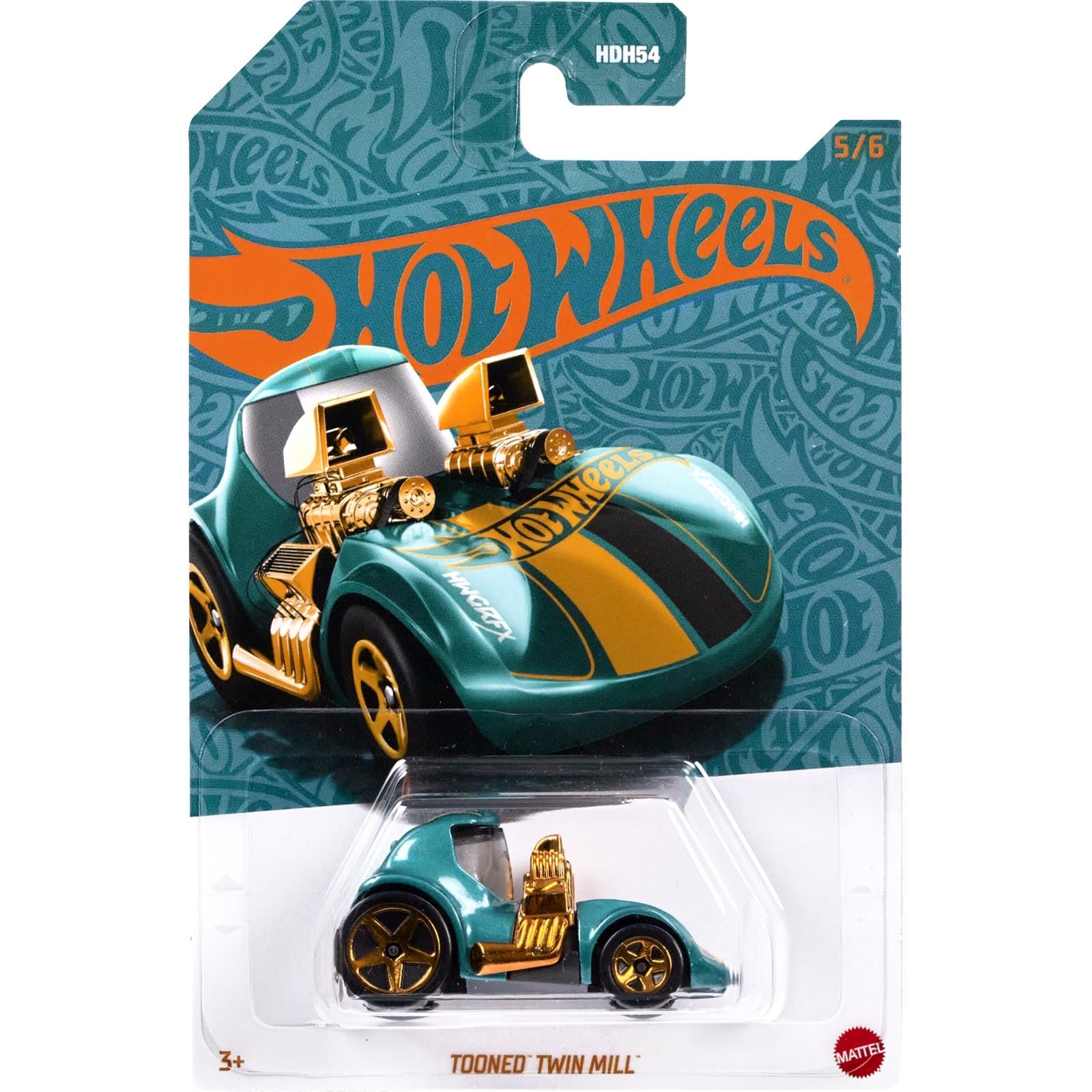Hot Wheels - Tooned Twin Mill - Aniversário 56 Anos - Verde e