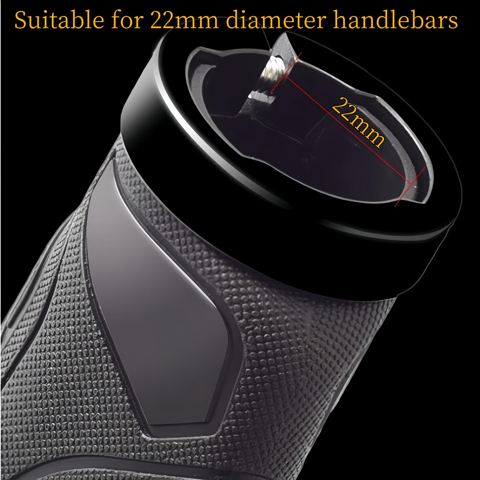 Poignées De Vélo Antidérapantes Ergonomiques - Pour VTT Et Guidons 22,2 Mm