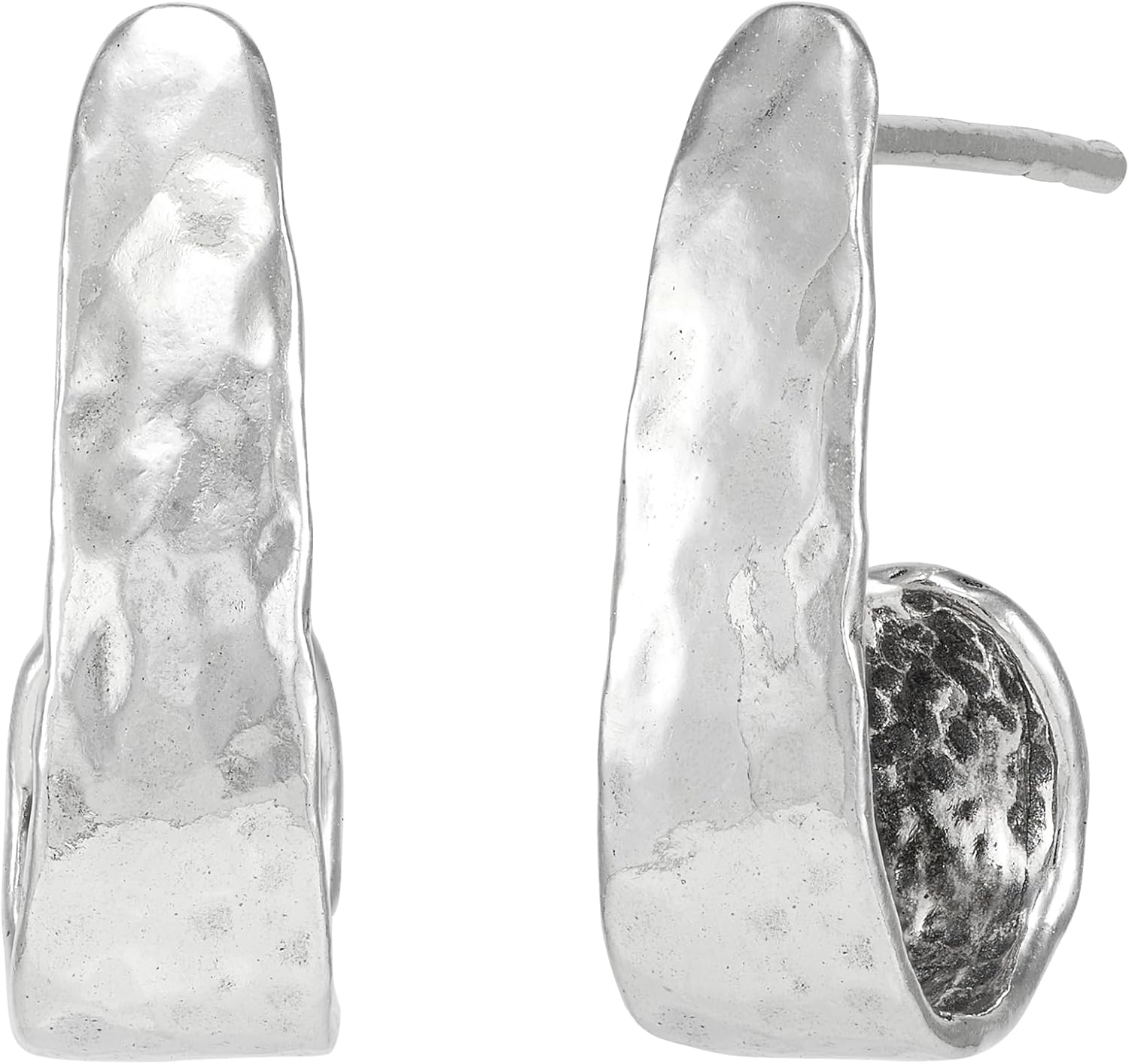 Silpada 'Revitalize' Sterling Silver J-Hoop Earrings