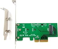 Vista 1 de Ableconn Adaptador PEXM2-SSD PCIe M.2 - Compatible con SSD NVMe/AHCI M.2 (2280, 2260, 2242) - Compatible con PCIe 4.0/3.0