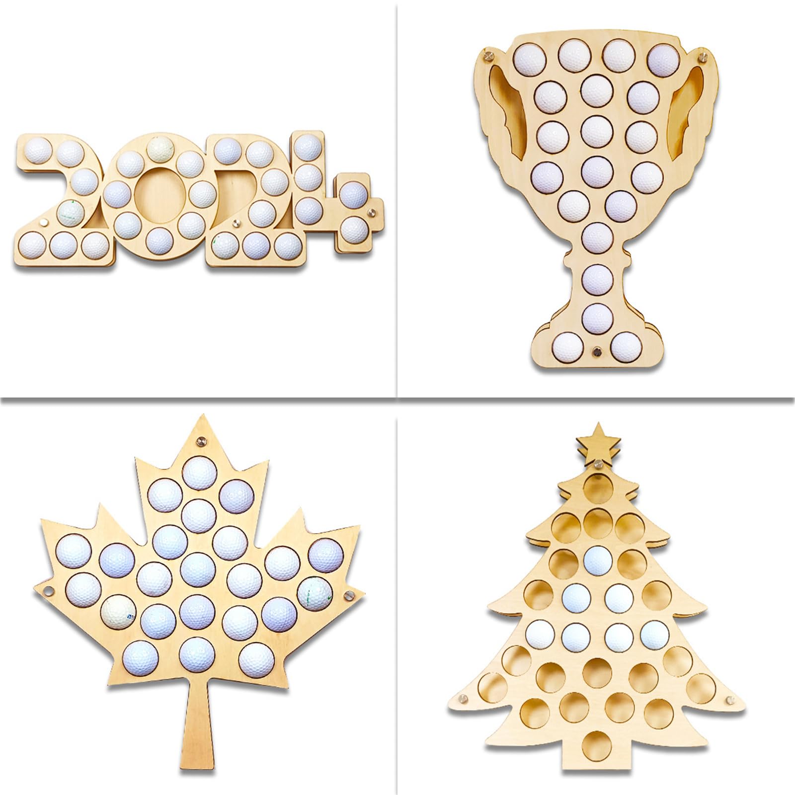 Exhibidor de Pelotas de Golf - Soporte Personalizado para Pelotas de Golf - Vitrina de Pelotas de Golf para Hombres - Regalos de Golf para papá - Regalos del Día del Padre