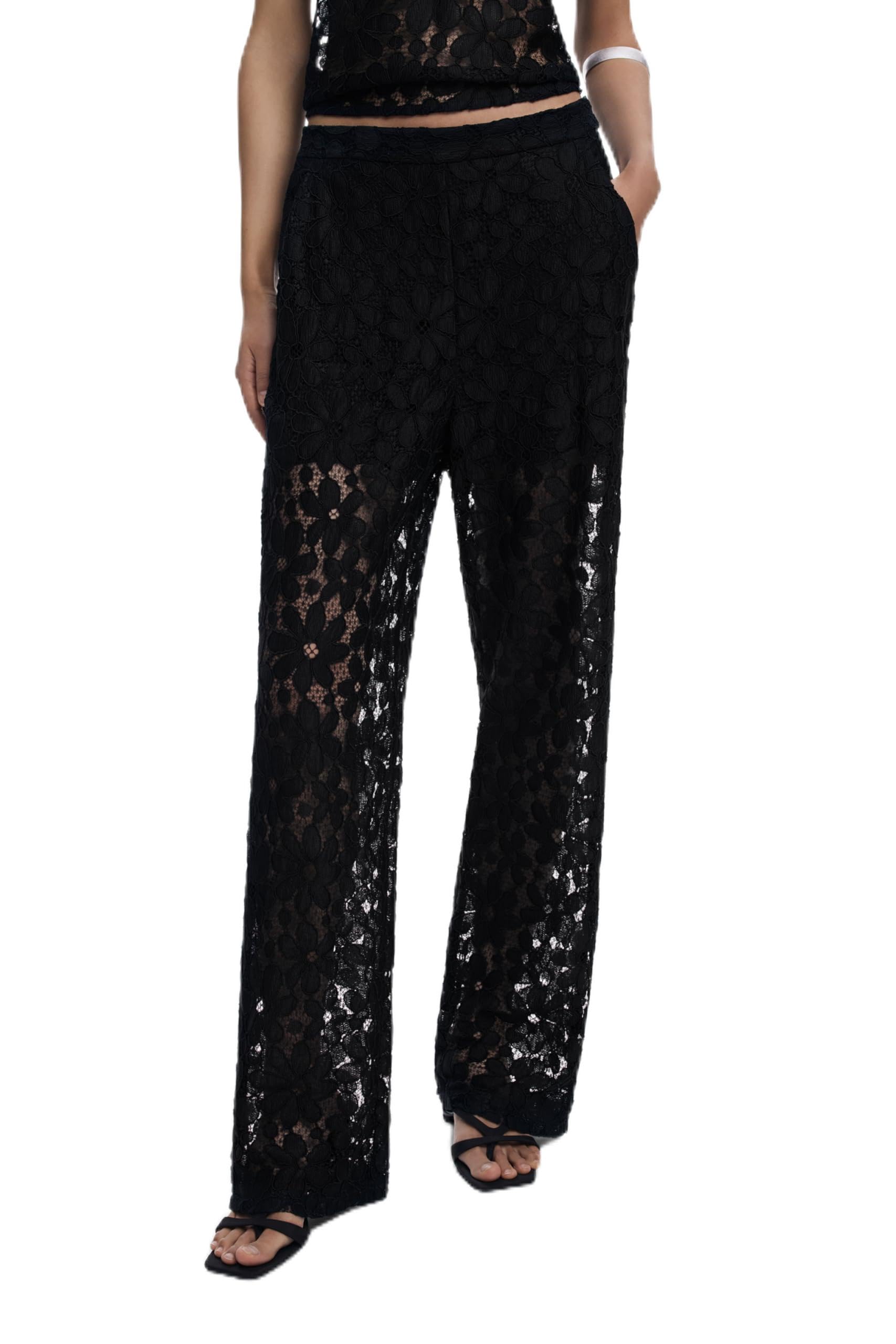 Pant_LACELONG, 2000 Black, L