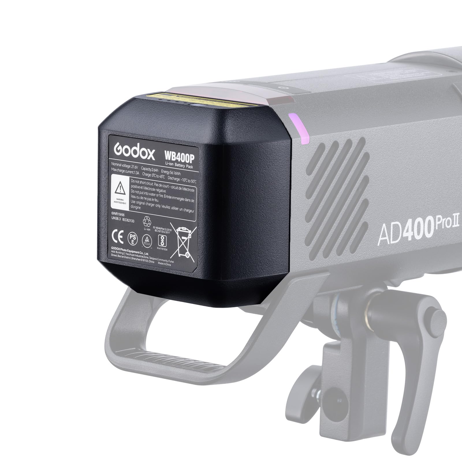 Amazon.com: GODOX WB400P Battery Replacement, AD400Pro Battery